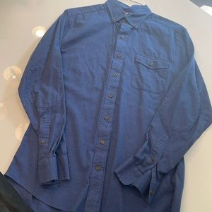 Mens vineyard vine light flannel button down shirt
